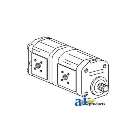 A & I Products Pump, Tandem Hydraulic 6.5" x12" x5" A-1176451
